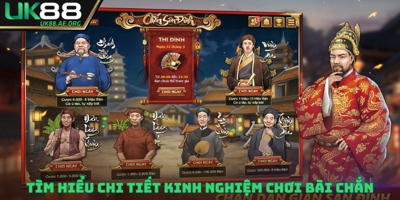 Tìm hiểu chi tiết kinh nghiệm chơi bài chắn